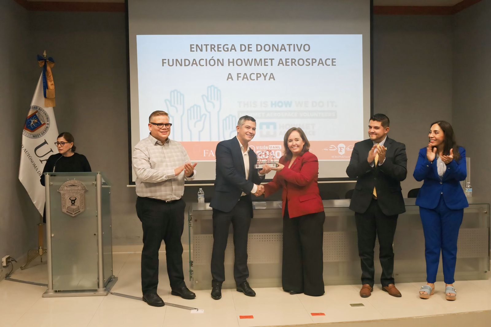 FACPYA recibe importante donativo de fundación Howmet para programa de capacitación en conjunto