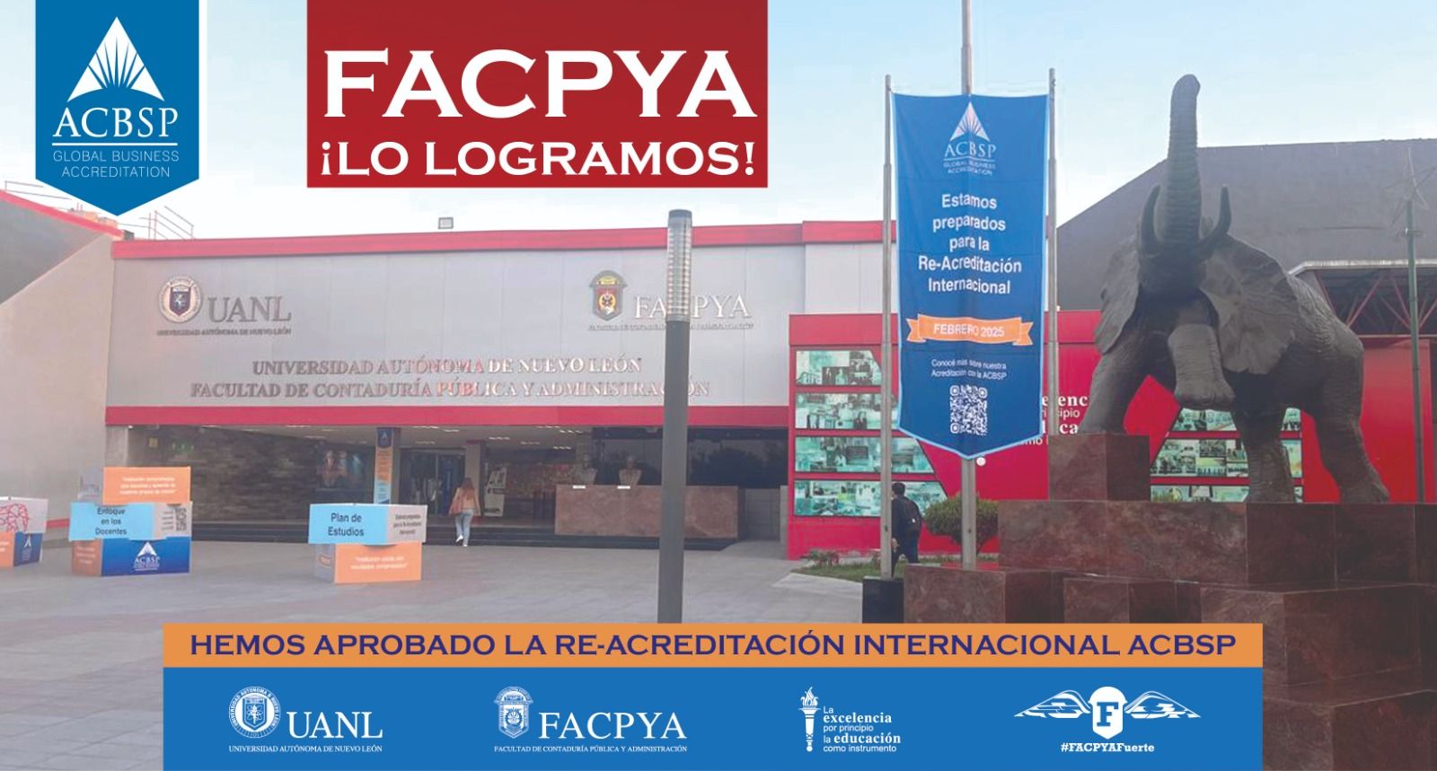 ¡Lo logramos! Hemos aprobado la re-acreditación internacional ACBSP