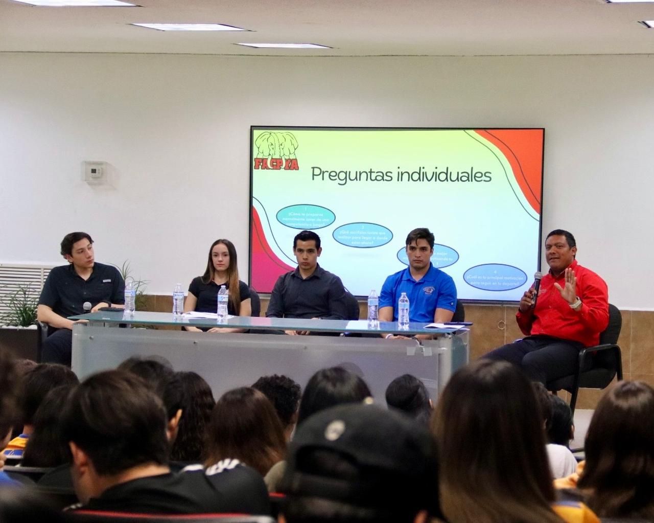 FACPYA inspira con sus deportistas: Panel “Estudiante-Atleta en la Actualidad”