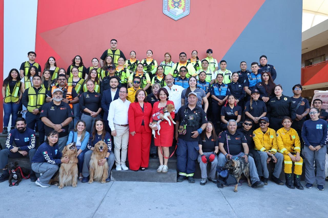 Manada K9 realiza demostración de búsqueda y localización en FACPYA