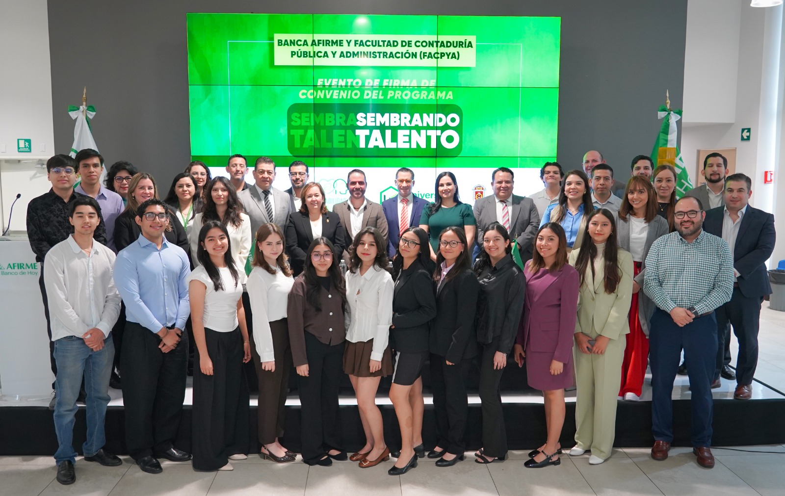 FACPYA y Banca AFIRME firman convenio para el proyecto “Sembrando Talento”