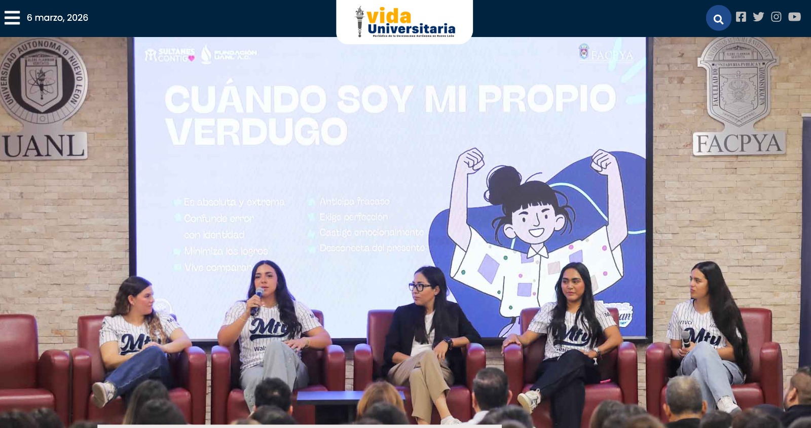 ¡FACPYA en Vida Universitaria UANL!