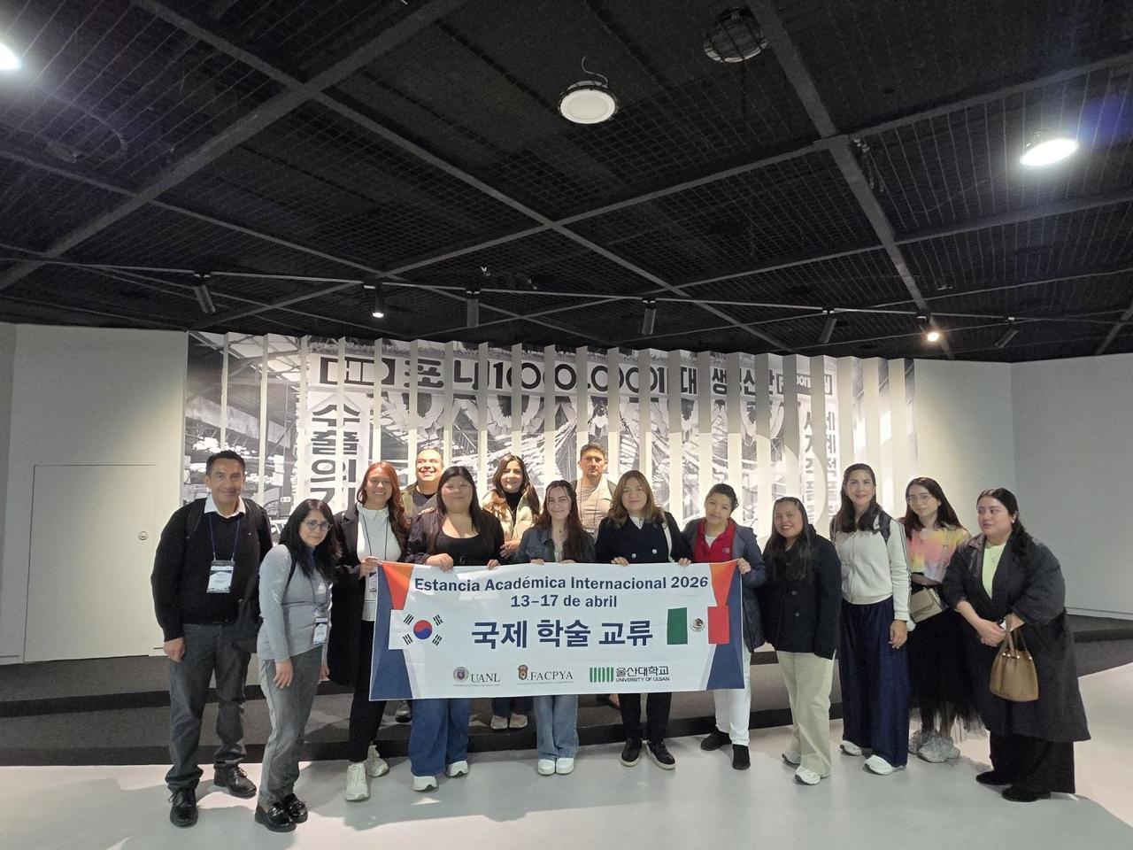 Estudiantes de Posgrado de FACPYA realizan estancia internacional en Corea del Sur